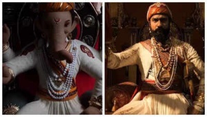 Vicky Kaushal's 'Chhaava'-Inspired Ganesh Idols Add Star Power to Chaturthi Festivities