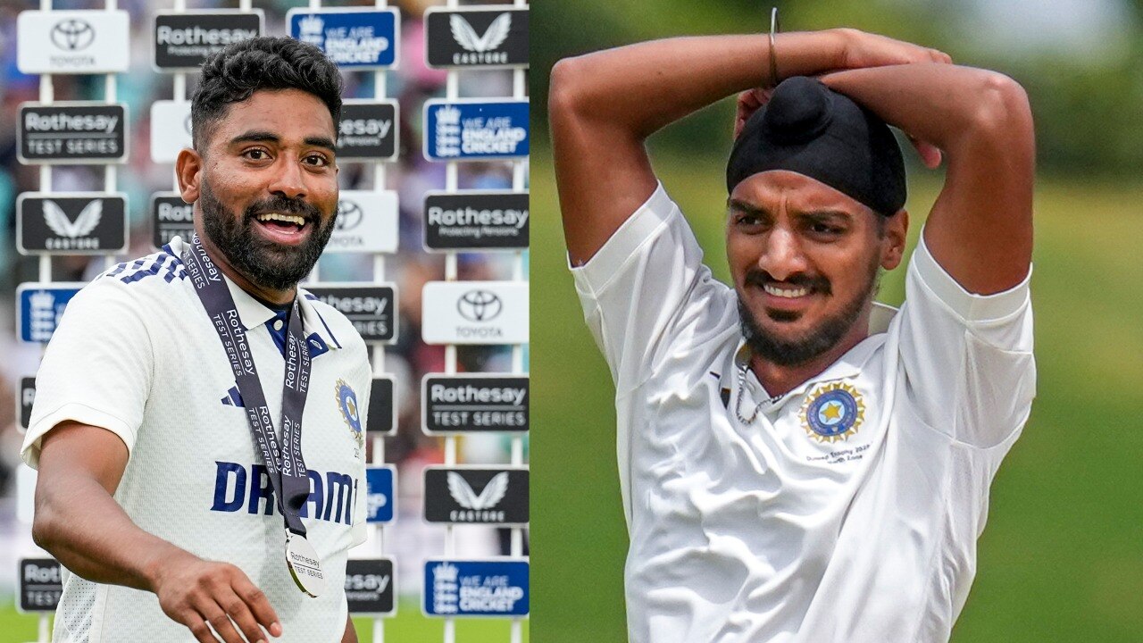 Arshdeep Singh and Mohammed Siraj. Courtesy: PTI Arshdeep Singh, Mohammed Siraj