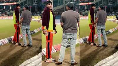 Watch: Virender Sehwag shares proud moment with son Aryavir at DPL 2025 final
